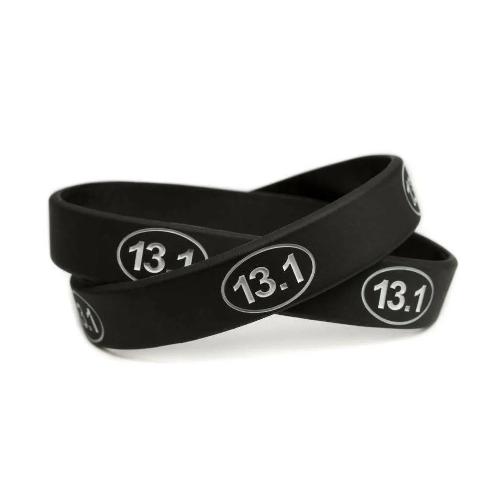 13.1 Half Marathon Training Rubber Wristband - Youth 7"