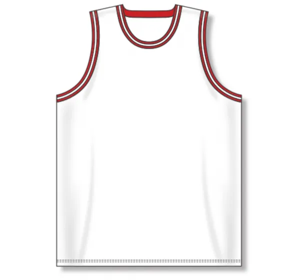 Athletic Knit (AK) B1710Y-415 Youth Chicago Bulls White Pro Basketball Jersey