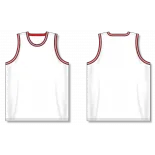 Athletic Knit (AK) B1710Y-415 Youth Chicago Bulls White Pro Basketball Jersey