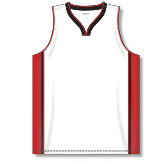 Athletic Knit (AK) B1715A-415 Adult Chicago Bulls White Pro Basketball Jersey