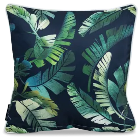 Bondi Seaside Serenity - 45 x 45 cm Piped Outdoor Cushion