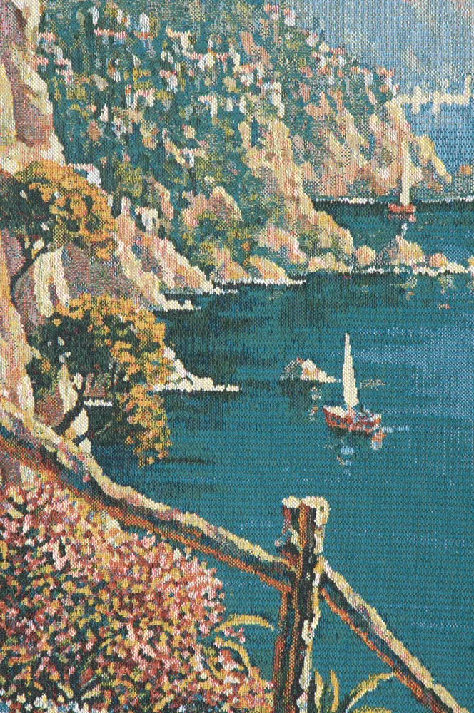 Capri Vista Belgian Tapestry Wall Hanging by Robert Pejman