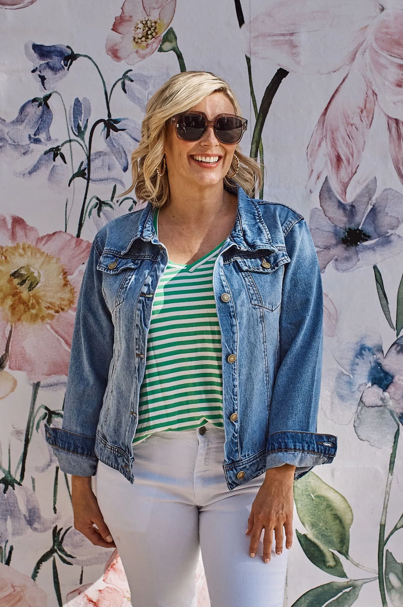 Chelsey Denim Jacket Blue