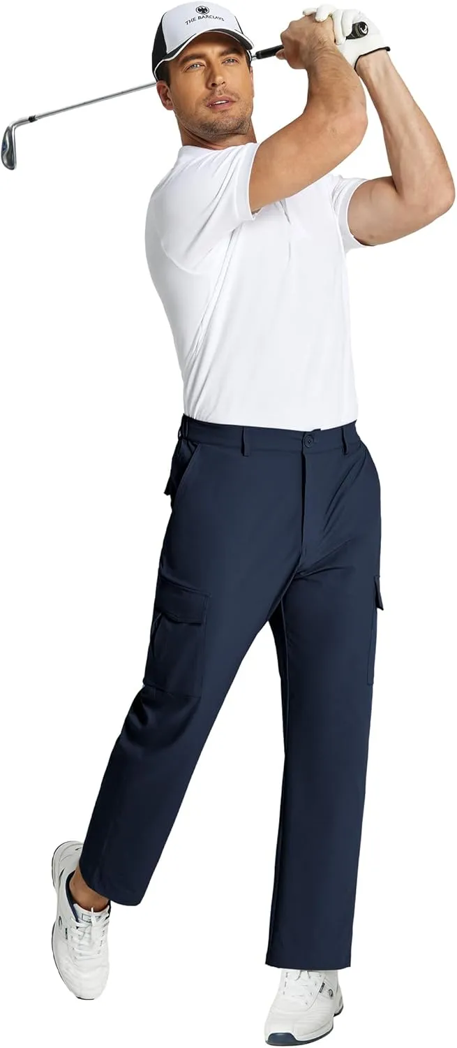 COOFANDY Men's Casual Pants Lightweight Hiking Cargo Pants Stretch Outdoor Work Pant with Multi Pockets