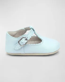 Elodie Girls' Scalloped Mary Janes, Newborn/Toddler L'Amour Shoes