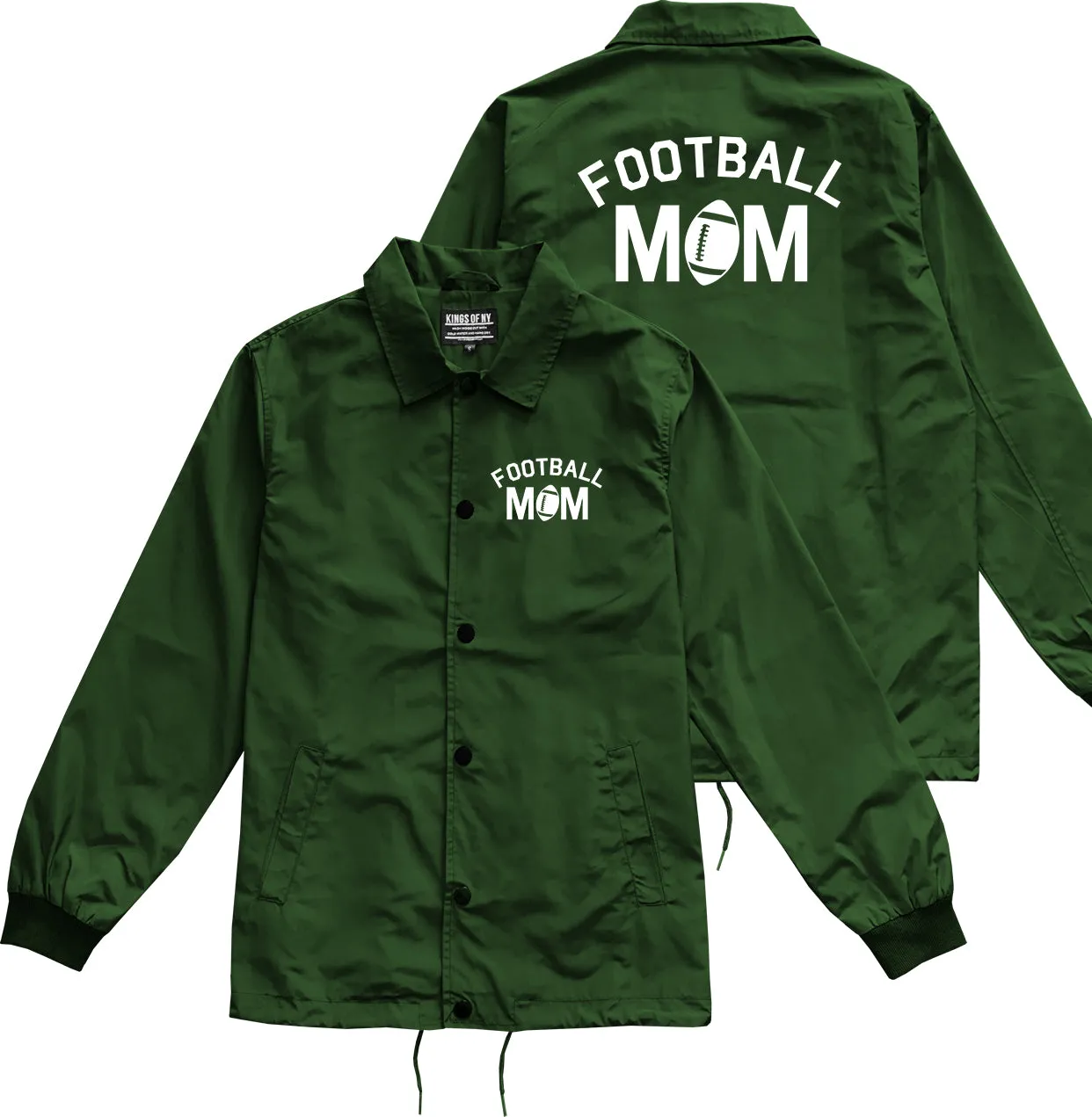 Football Mom Sports Mens Coaches Jacket
