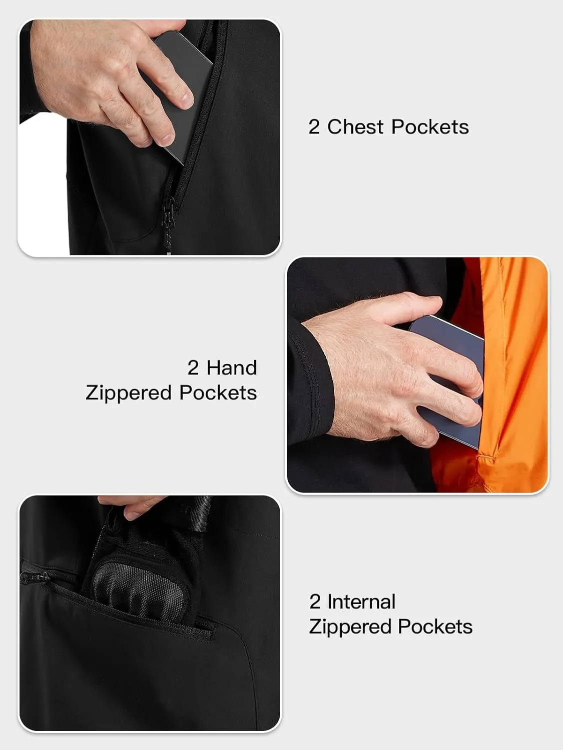 FREE SOLDIER Men's Warm Golf Vest Outerwear Windproof Reversible Puffer Vest Sleeveless Jacket for Casual Hiking Travel