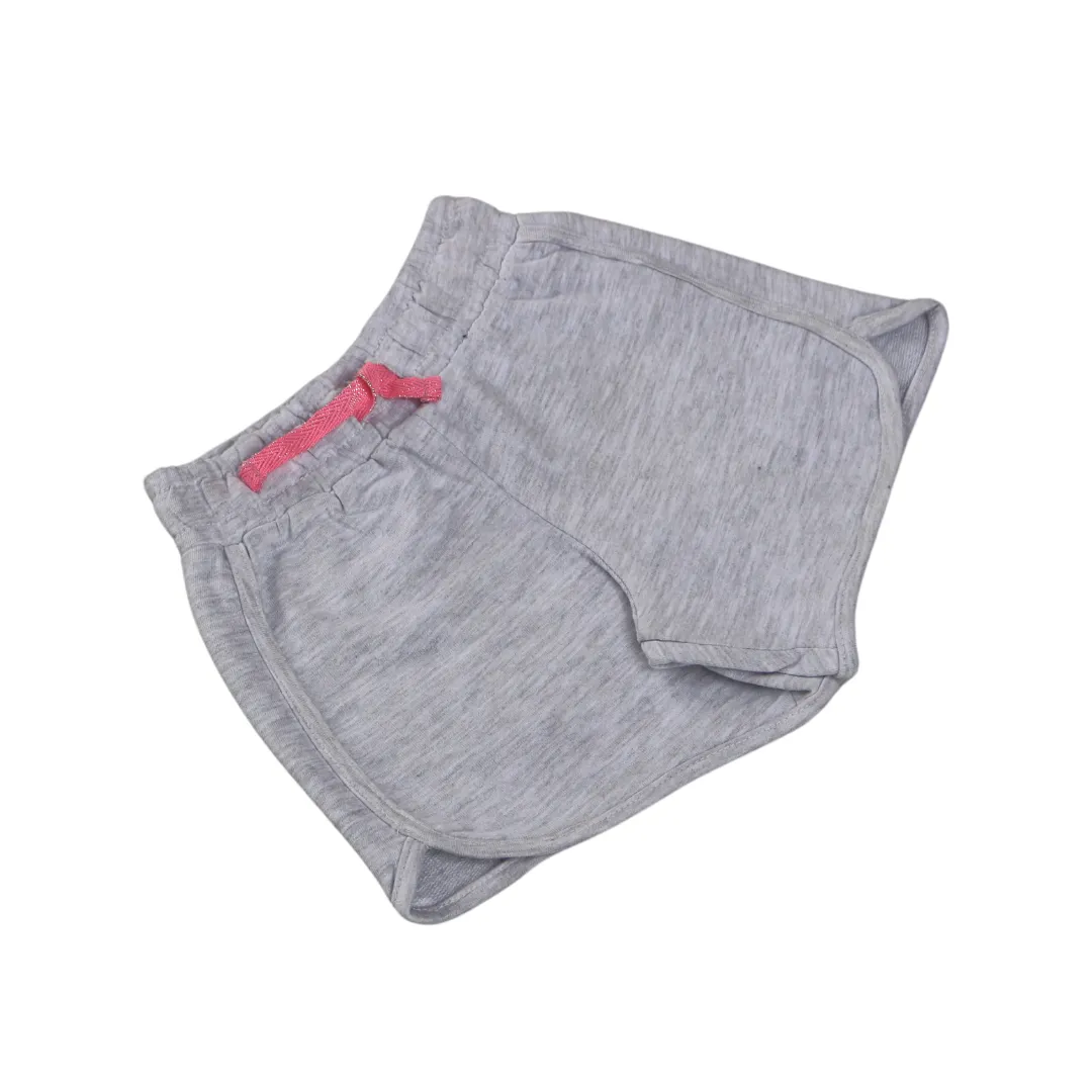 Girls gray basic shorts