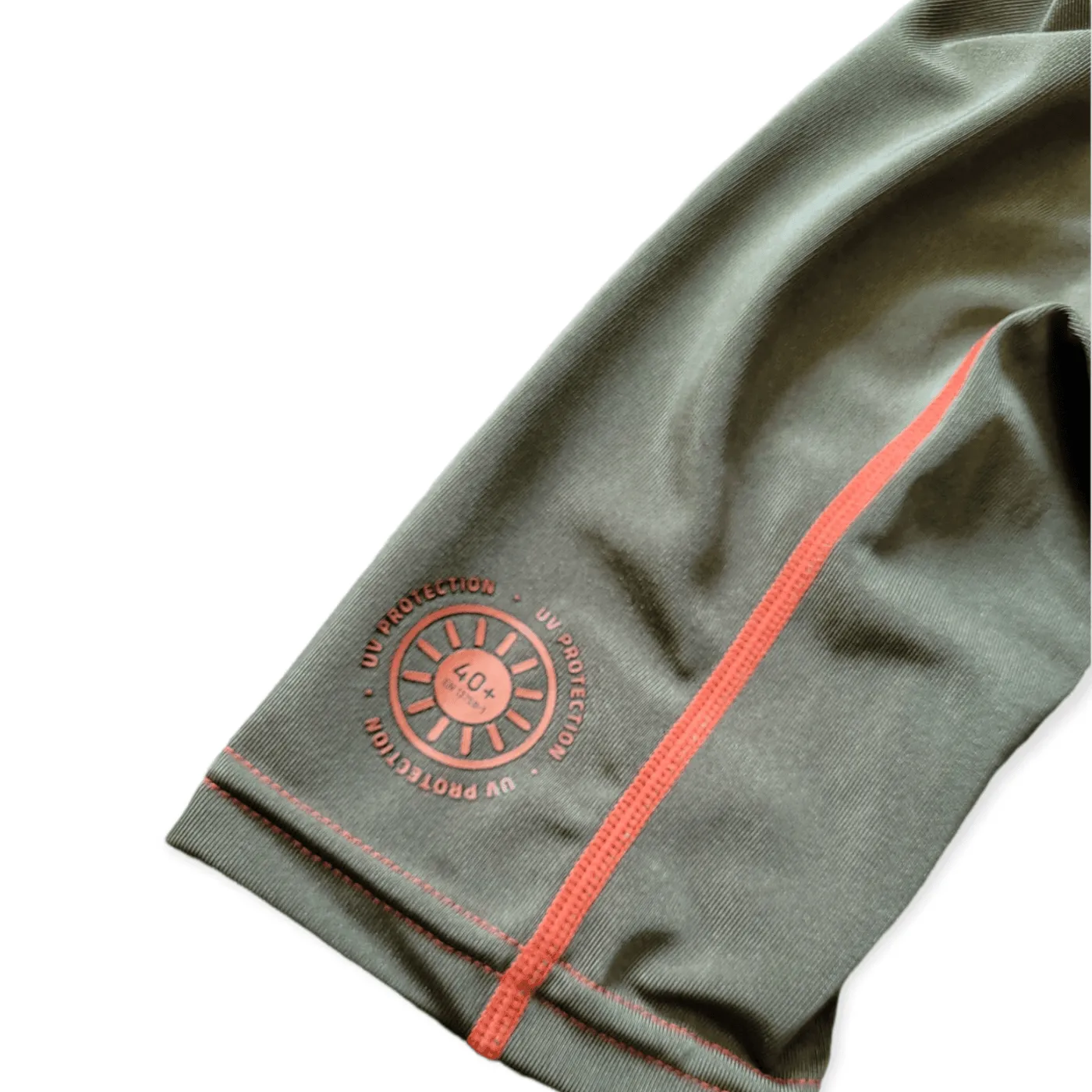 Kids Super Stretch UV Rash Vest Khaki/Black
