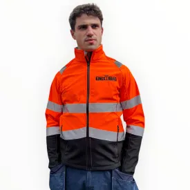 Kings Orange Hi-Vis Softshell Jacket