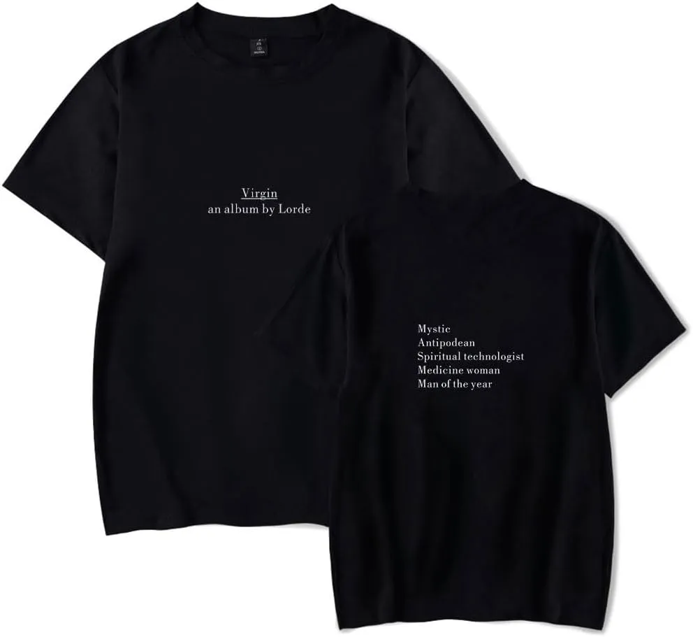 Lorde T-Shirt for Women/Men Unisex Summer Short Sleeve Tshirt Tee Fashion Streetwear