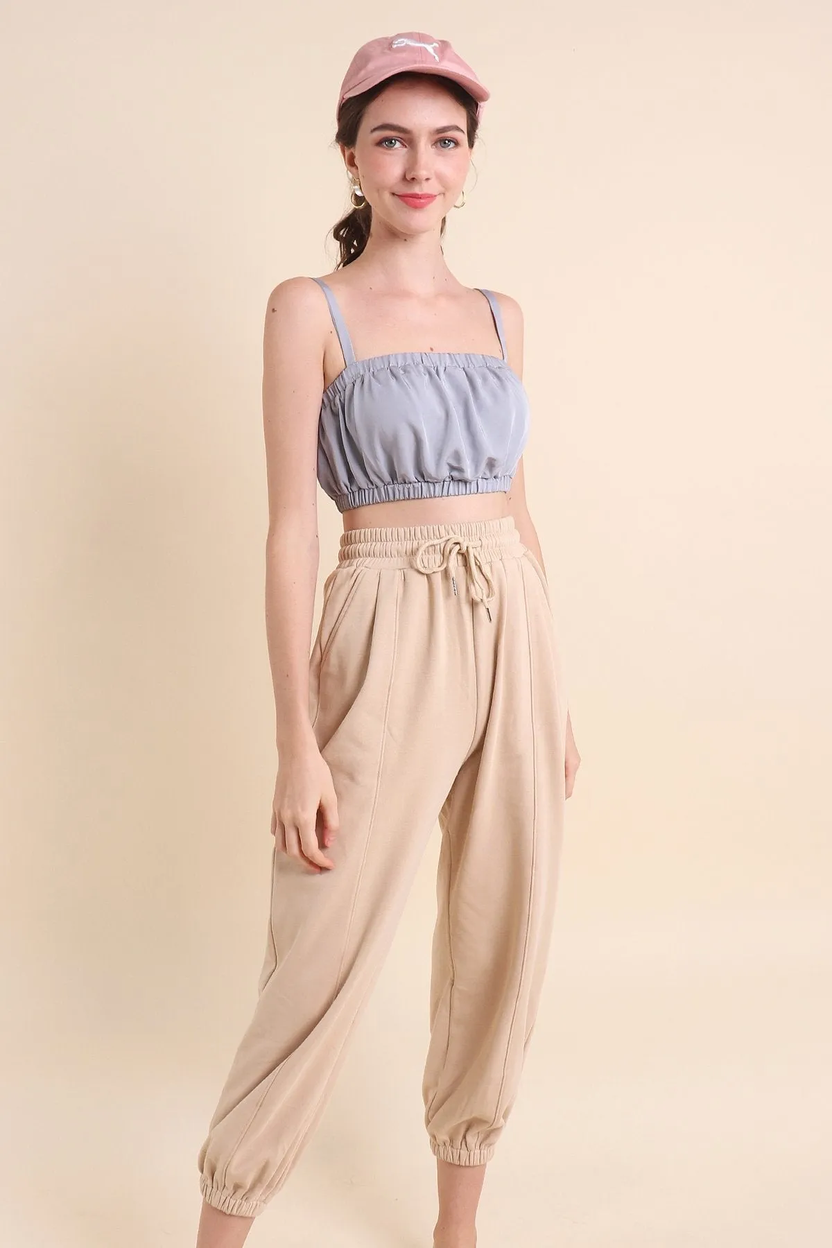 MADEBYNM DESIREE SUBSTANCE TOP IN CLOUD BLUE