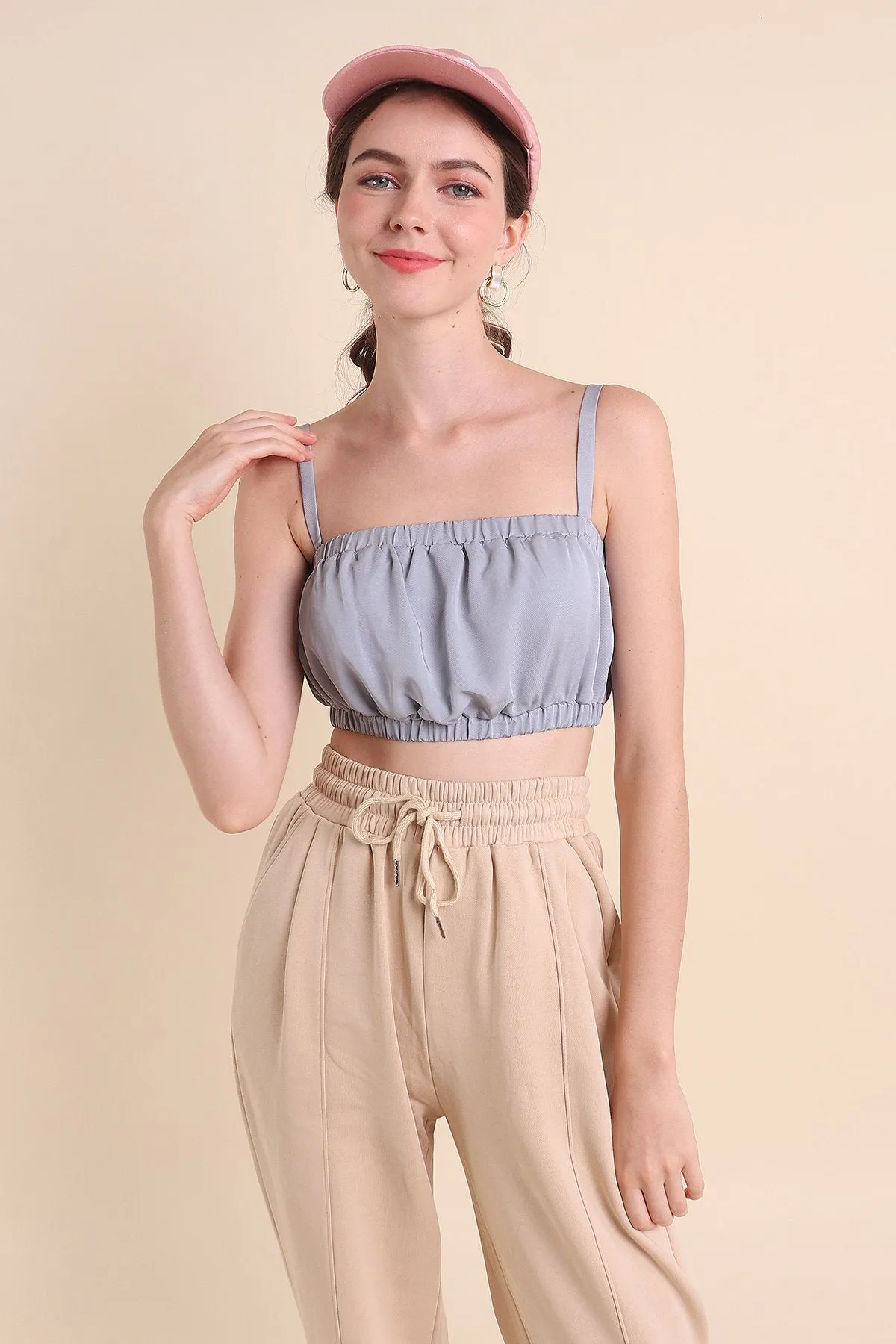 MADEBYNM DESIREE SUBSTANCE TOP IN CLOUD BLUE