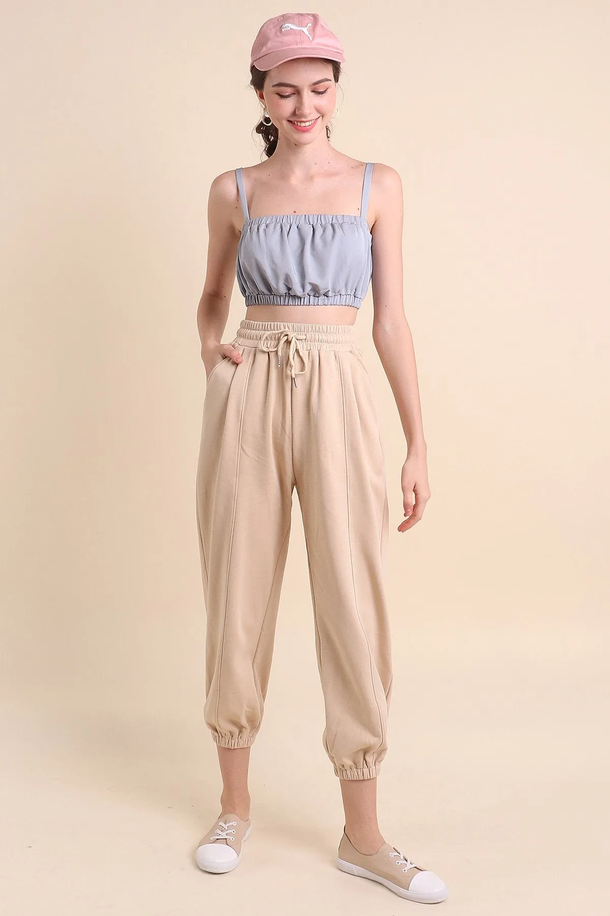 MADEBYNM DESIREE SUBSTANCE TOP IN CLOUD BLUE