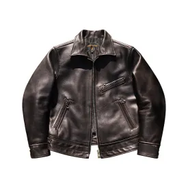Men's 1930s Moto Leather Jacket