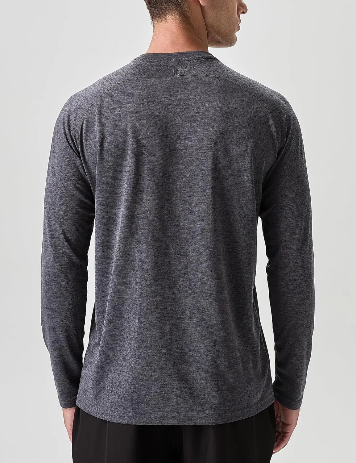Men's Active Casual Long Sleeve Shirts Lightweight Dry Fit Workout Running Athletic Comfortable T-Shirts