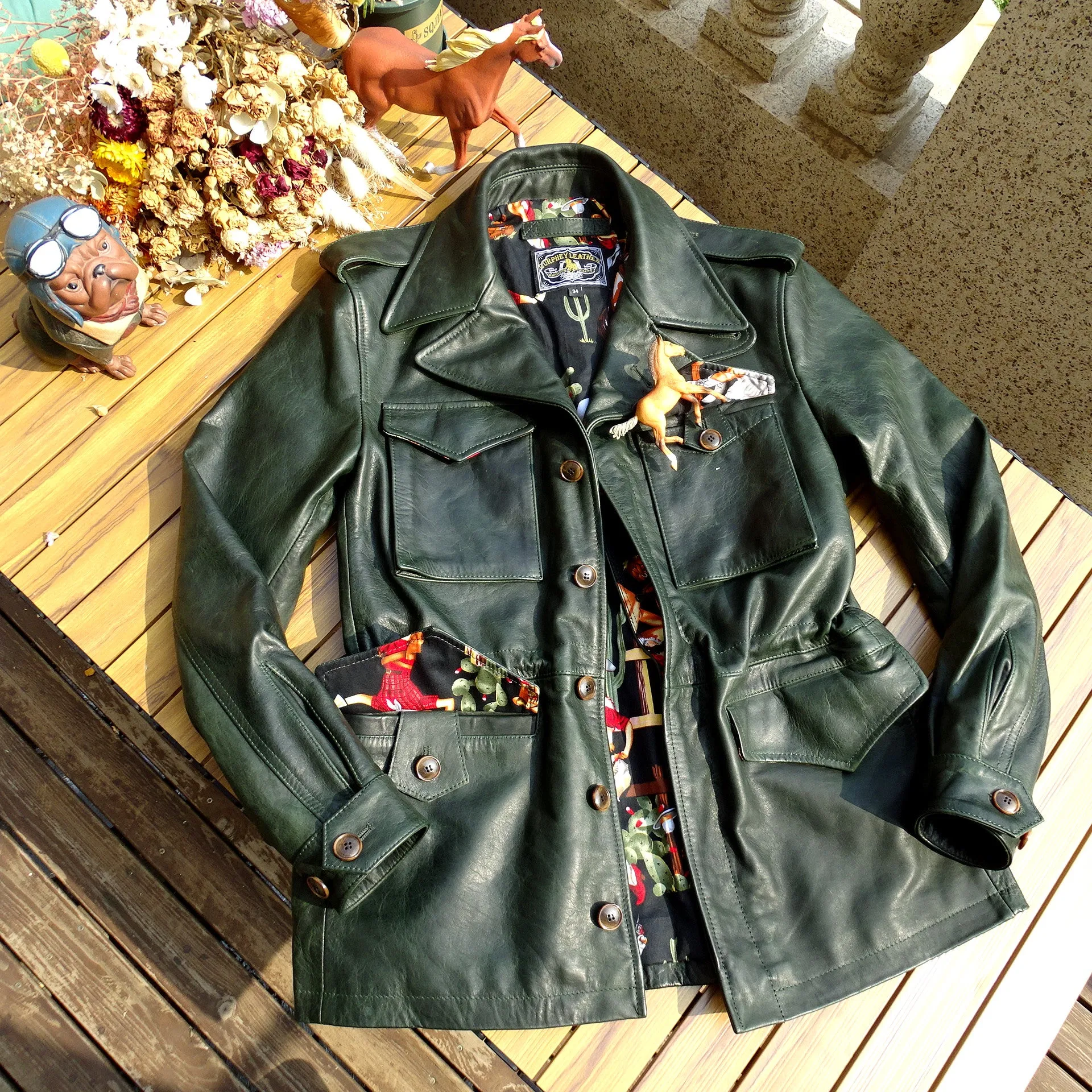 Men's M43 Field Leather Jacket