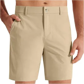 Mens Stretch Golf Shorts Lightweight Stretch Quick Dry Flat Front Short Casual Comfy Work Hiking Athletic Dress Short