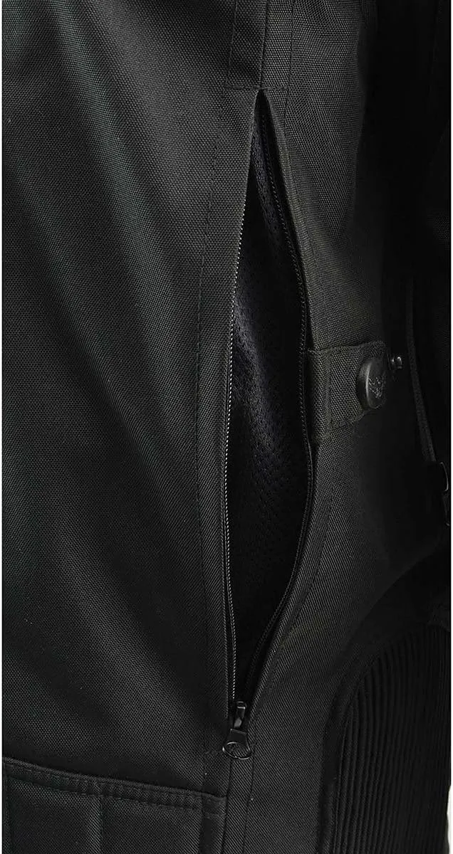 Milwaukee Leather MPM1751 Burnt Orange Leather and Textile Armored Motorcycle Jacket for Men - All Season