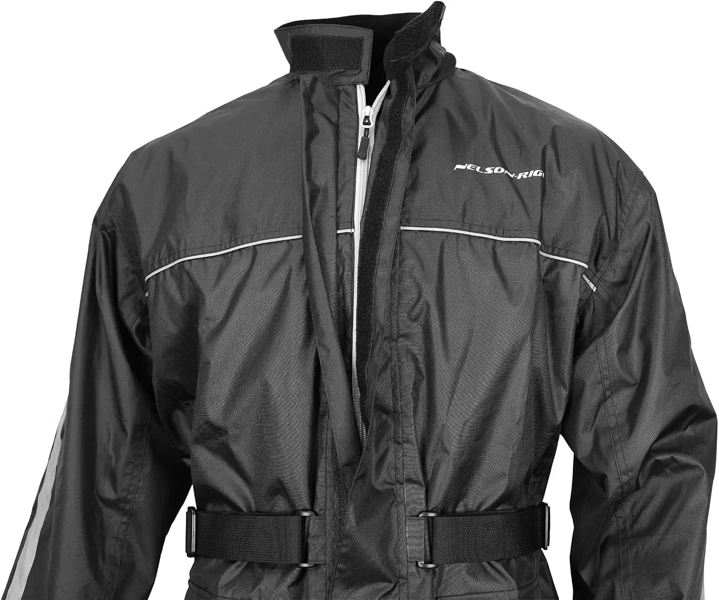 Nelson Rigg Solo Storm Rain Jacket, Waterproof, Breathable, and Packable (Orange/Black, 3X-Large)