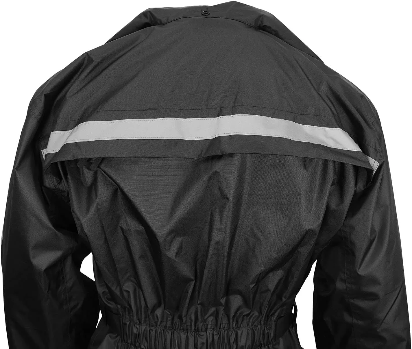 Nelson Rigg Solo Storm Rain Jacket, Waterproof, Breathable, and Packable (Orange/Black, 3X-Large)