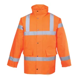 PORTWEST Hi-Vis Traffic Jacket Orange