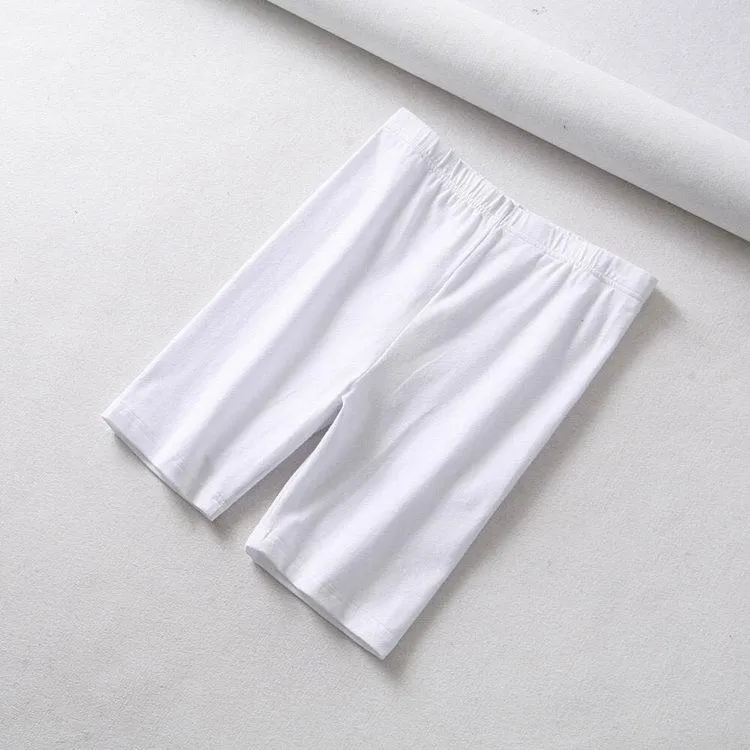 Stretchy Slim High Waist Sports Solid Colors Shorts