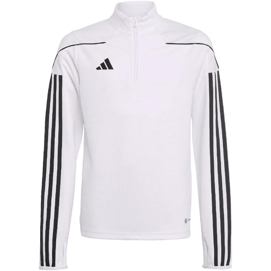 Sweatshirt For Kids Adidas Tiro 23 League Training Top White-Black Ib8477 152Cm