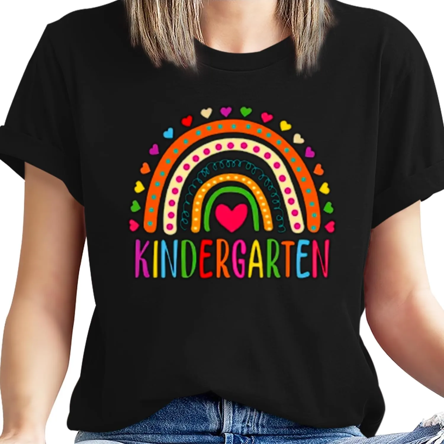 Teacher Life T Shirt for Womens Teach Love Inspire Tshirts Inspirational Teacher Short Sleeve Tees