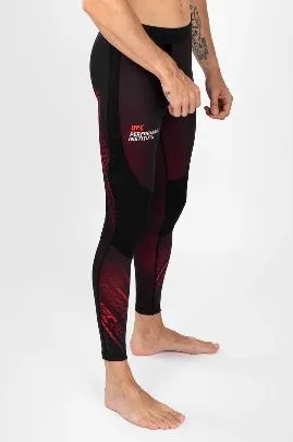 UFC Venum Performance Institute 2.0 Men’s Performance Tight VNMUFC-00231-100 Size M Black Red