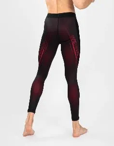 UFC Venum Performance Institute 2.0 Men’s Performance Tight VNMUFC-00231-100 Size M Black Red