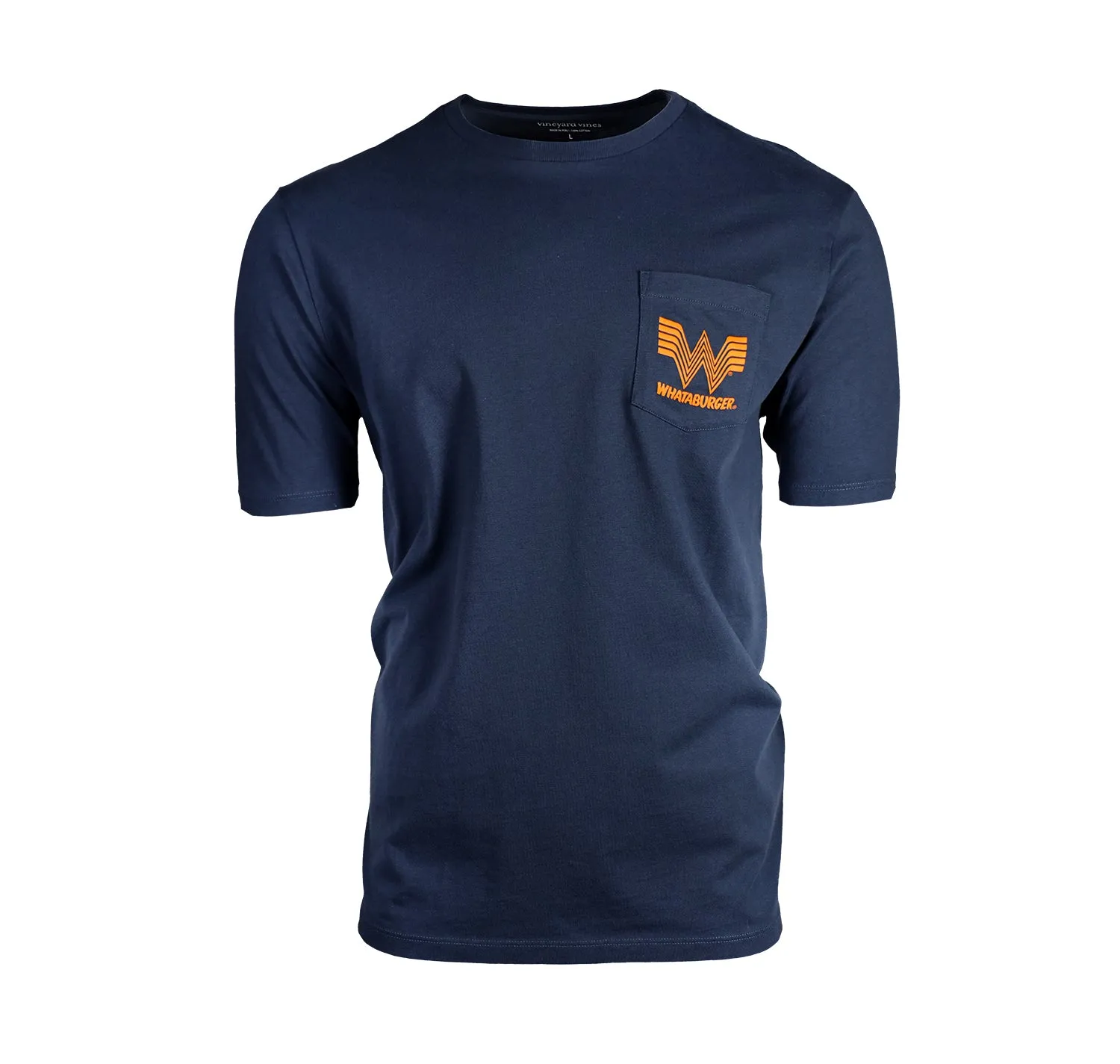 Vineyard Vines x Whataburger WhataFlag Navy Tee