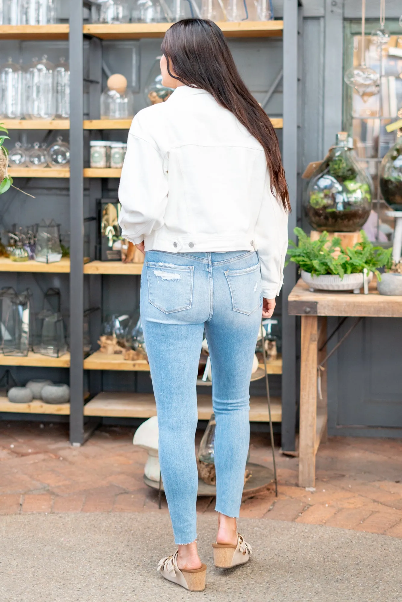 White Boyfriend Denim Jacket