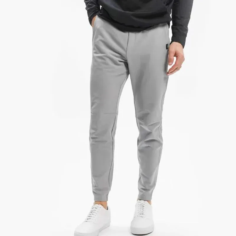 Wiaofellas Thin Ice Silk Casual Pants Men's Edition Simple Smooth Elastic Non Ironing Elastic Tight Sports Pants Fashion Male Trousers 2024