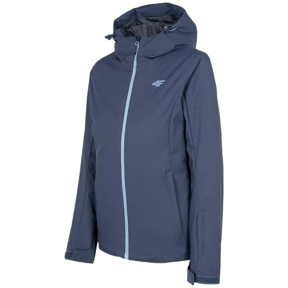 Women's Ski Jacket 4F Denim H4z22 Kudn001 32S
